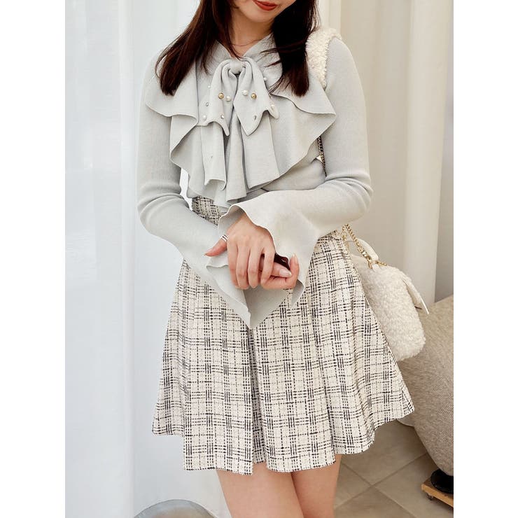 ラッフルタイニット[品番：MKSW0067377]｜dazzlin（ダズリン）の