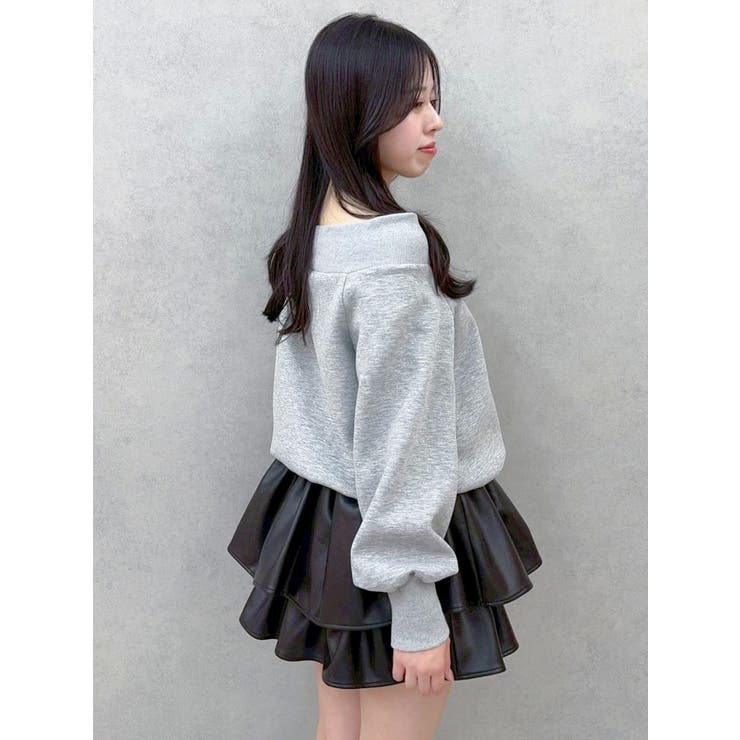 ワイドスクエアネックスウェット | dazzlin | 詳細画像33 