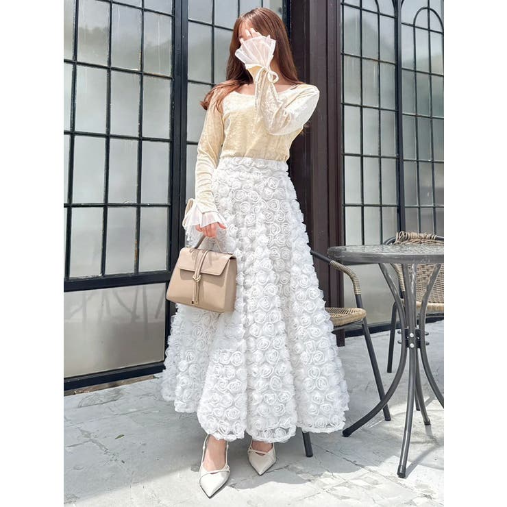 シアーベロアレイヤードトップス | dazzlin | 詳細画像12 