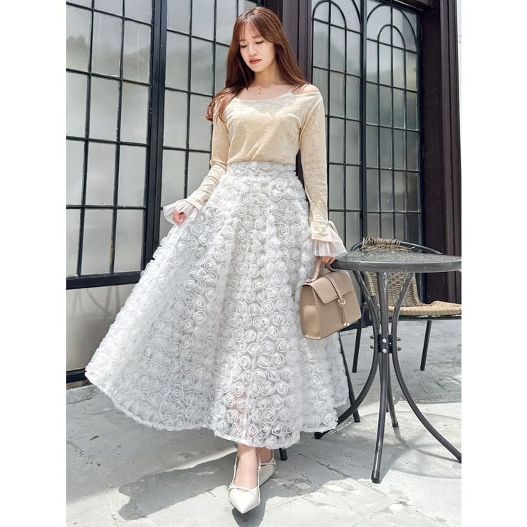 シアーベロアレイヤードトップス | dazzlin | 詳細画像14 