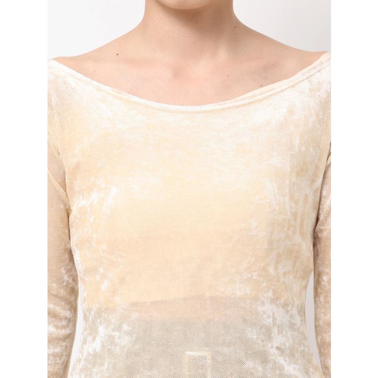 シアーベロアレイヤードトップス | dazzlin | 詳細画像37 