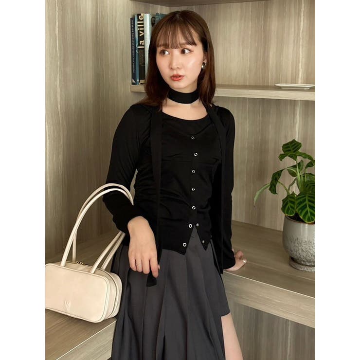 レイヤードデザインカットソー | dazzlin | 詳細画像11 