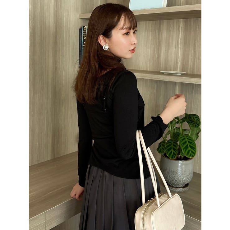 レイヤードデザインカットソー | dazzlin | 詳細画像12 