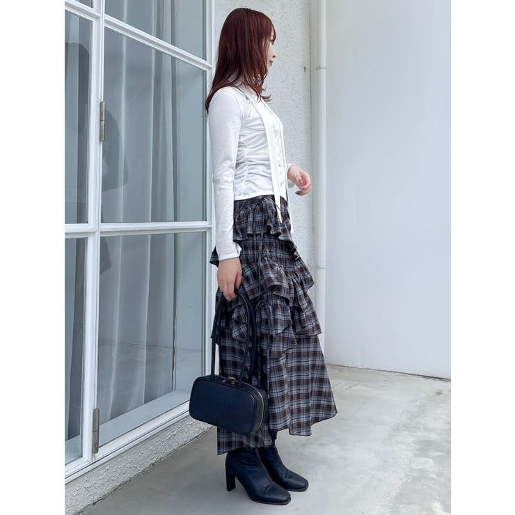 レイヤードデザインカットソー | dazzlin | 詳細画像30 