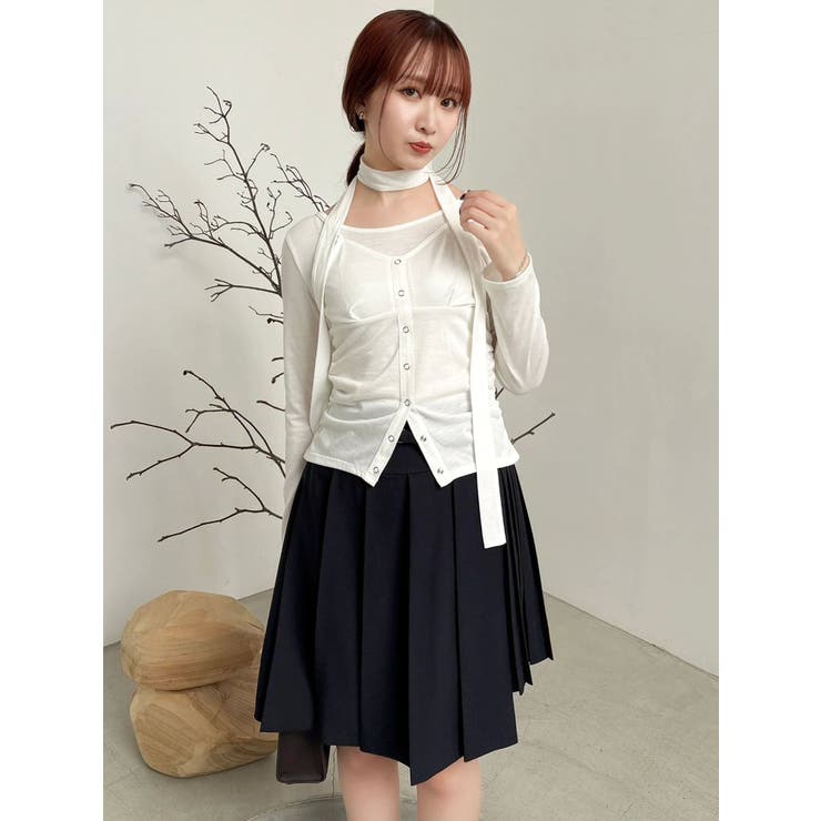 レイヤードデザインカットソー | dazzlin | 詳細画像32 