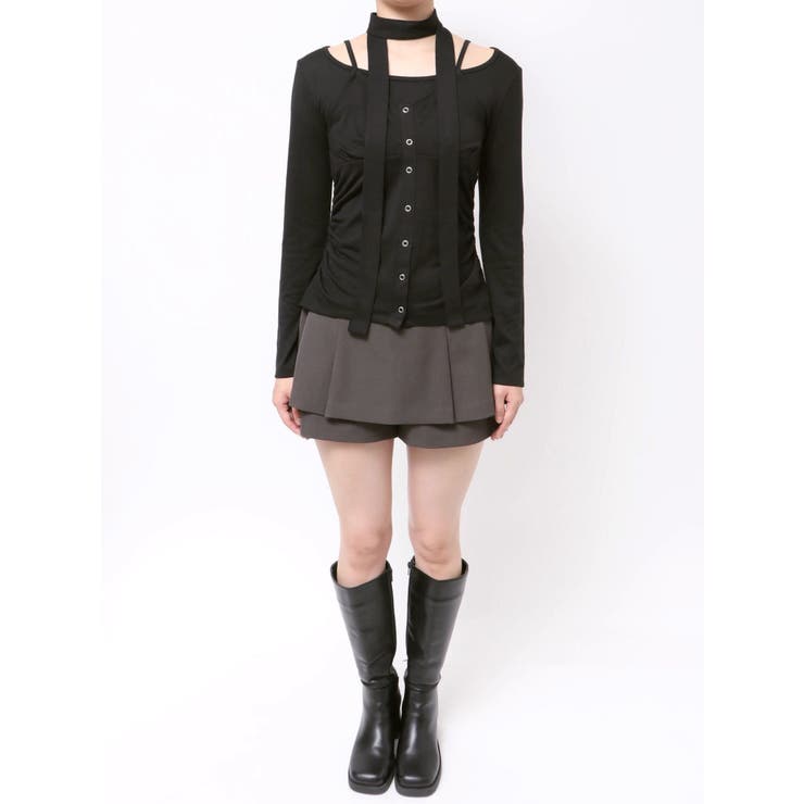 レイヤードデザインカットソー | dazzlin | 詳細画像45 