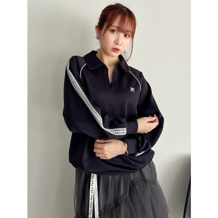 【FILA別注】シャツカラーカットプルオーバー | dazzlin | 詳細画像10 