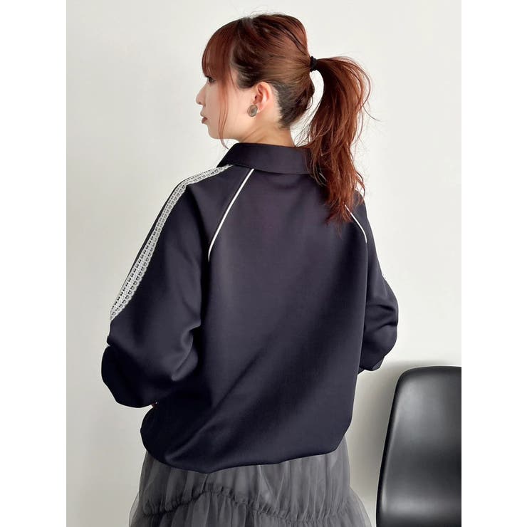 【FILA別注】シャツカラーカットプルオーバー | dazzlin | 詳細画像11 