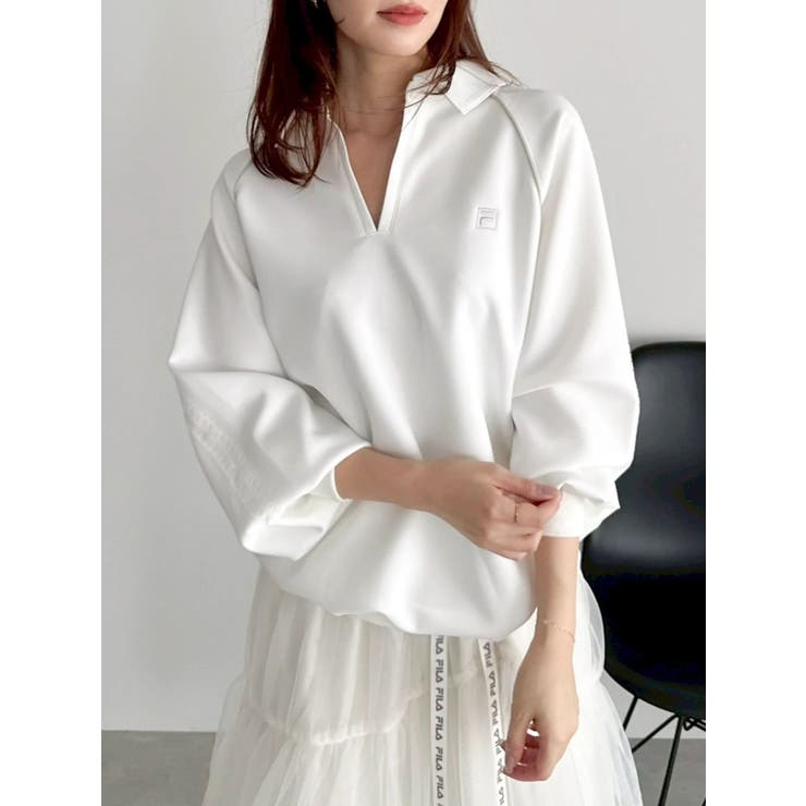 【FILA別注】シャツカラーカットプルオーバー | dazzlin | 詳細画像18 