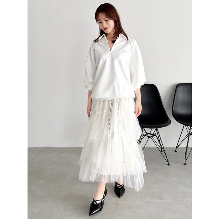 【FILA別注】シャツカラーカットプルオーバー | dazzlin | 詳細画像25 