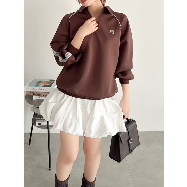 【FILA別注】シャツカラーカットプルオーバー | dazzlin | 詳細画像6 