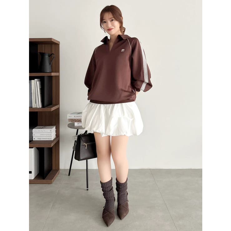 【FILA別注】シャツカラーカットプルオーバー | dazzlin | 詳細画像8 