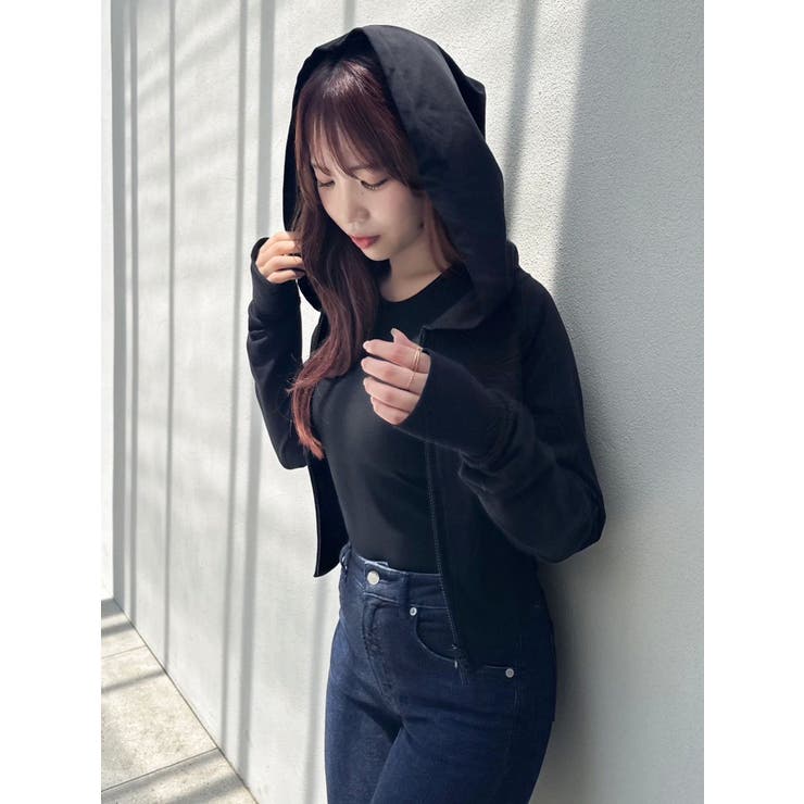 【吉田朱里】涼感加工ギャザーノースリリブトップス | dazzlin | 詳細画像33 