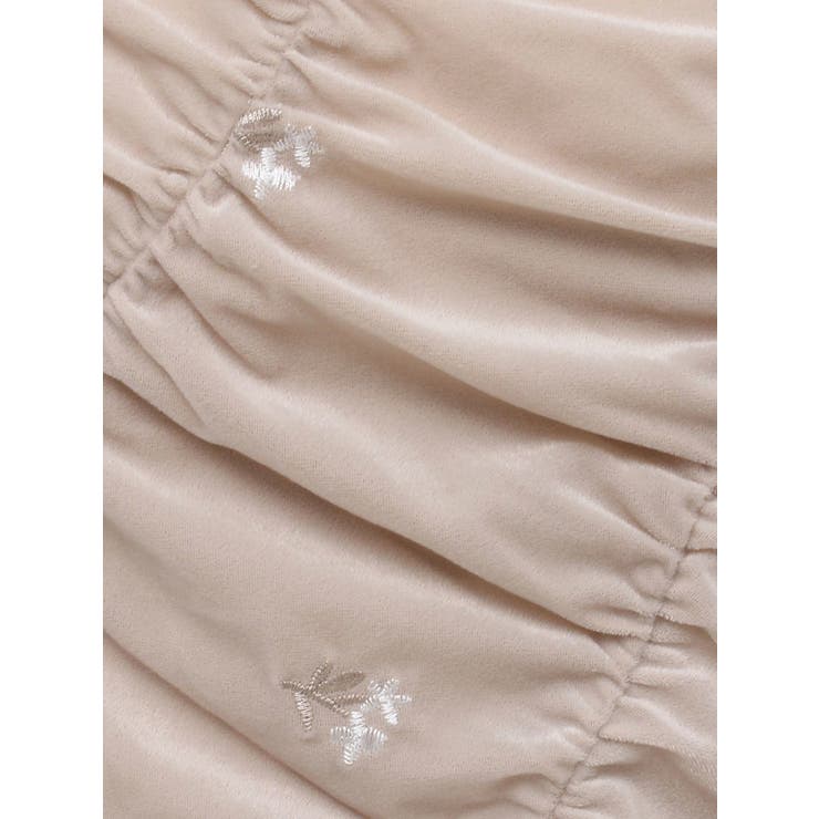 【セットアップ対応】フラワーシシュウベロアトップス | dazzlin | 詳細画像34 