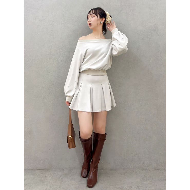 【20周年記念復刻！/セットアップ対応】ビジュースリーブカットプルオーバー | dazzlin | 詳細画像11 