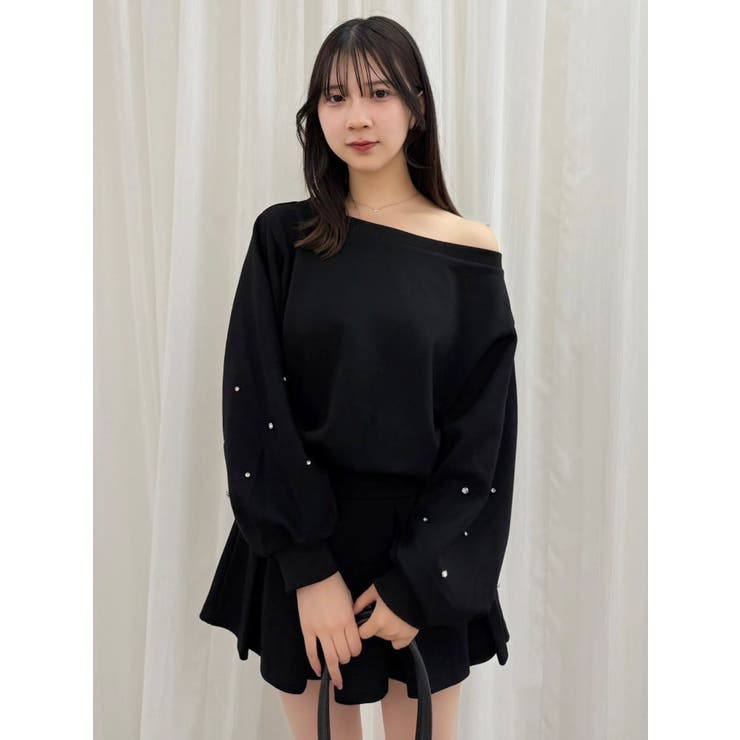 【20周年記念復刻！/セットアップ対応】ビジュースリーブカットプルオーバー | dazzlin | 詳細画像14 