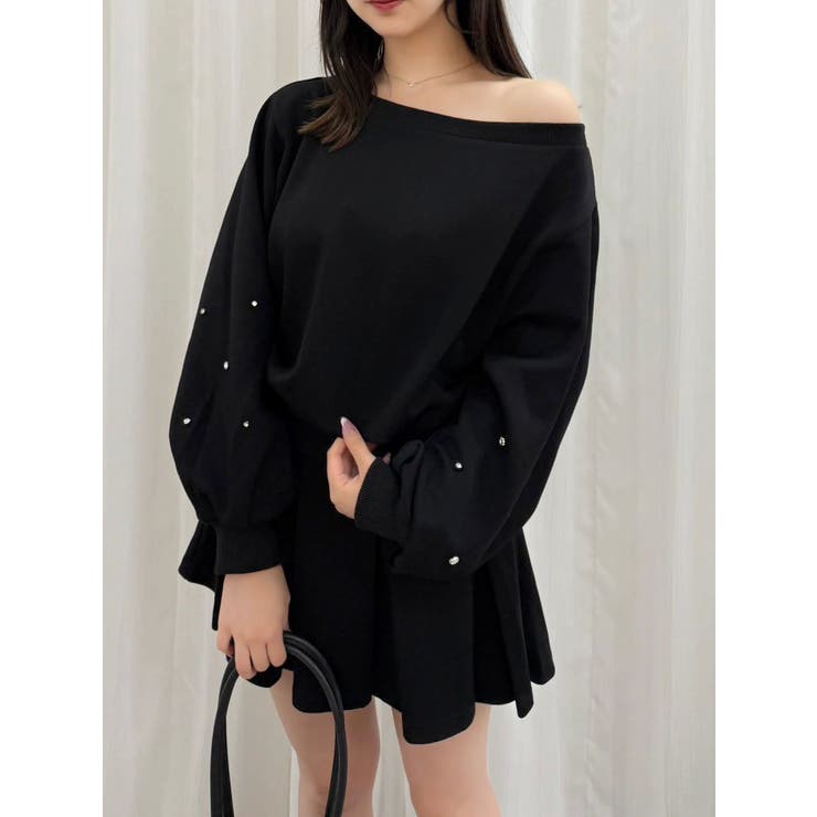 【20周年記念復刻！/セットアップ対応】ビジュースリーブカットプルオーバー | dazzlin | 詳細画像16 