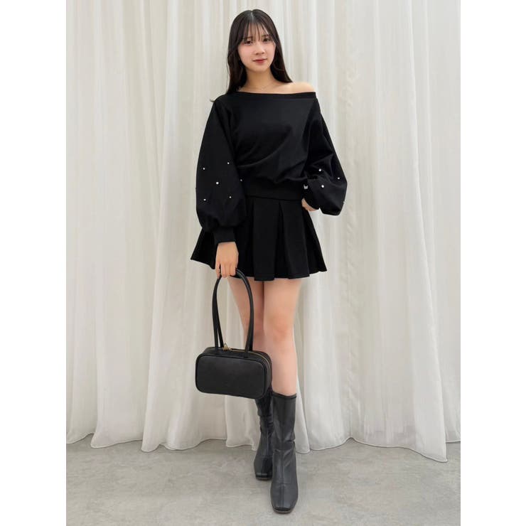 【20周年記念復刻！/セットアップ対応】ビジュースリーブカットプルオーバー | dazzlin | 詳細画像19 