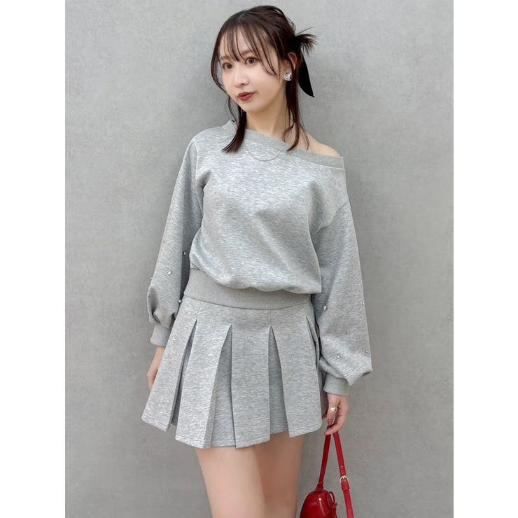 【20周年記念復刻！/セットアップ対応】ビジュースリーブカットプルオーバー | dazzlin | 詳細画像32 