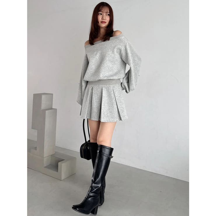 【20周年記念復刻！/セットアップ対応】ビジュースリーブカットプルオーバー | dazzlin | 詳細画像43 