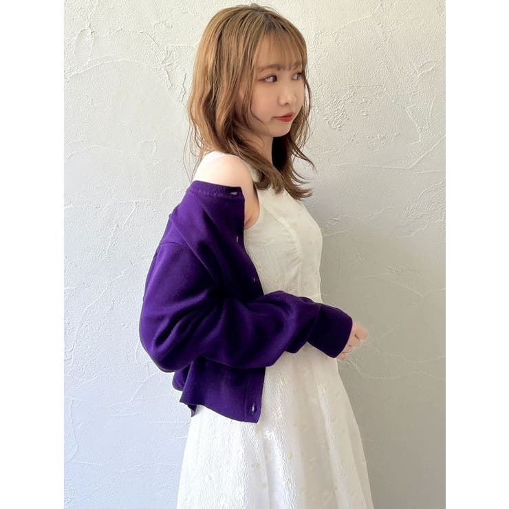 プレートシンプルカーディガン | dazzlin | 詳細画像44 