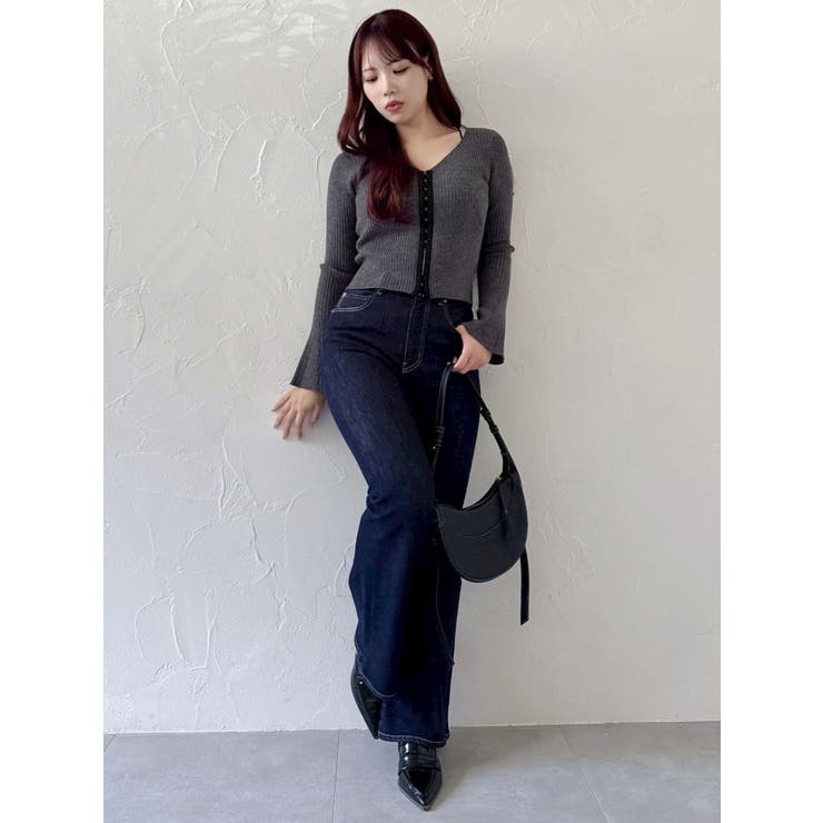 フロントホックニットカーディガン | dazzlin | 詳細画像14 