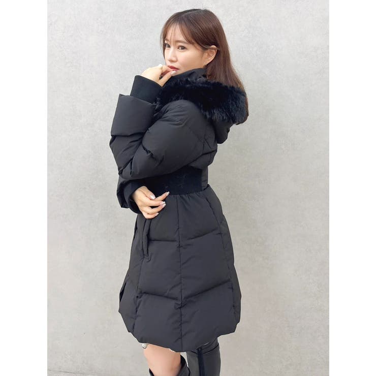 ウエストマークレディダウンコート | dazzlin | 詳細画像11 