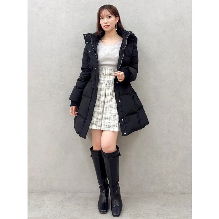 ウエストマークレディダウンコート | dazzlin | 詳細画像18 