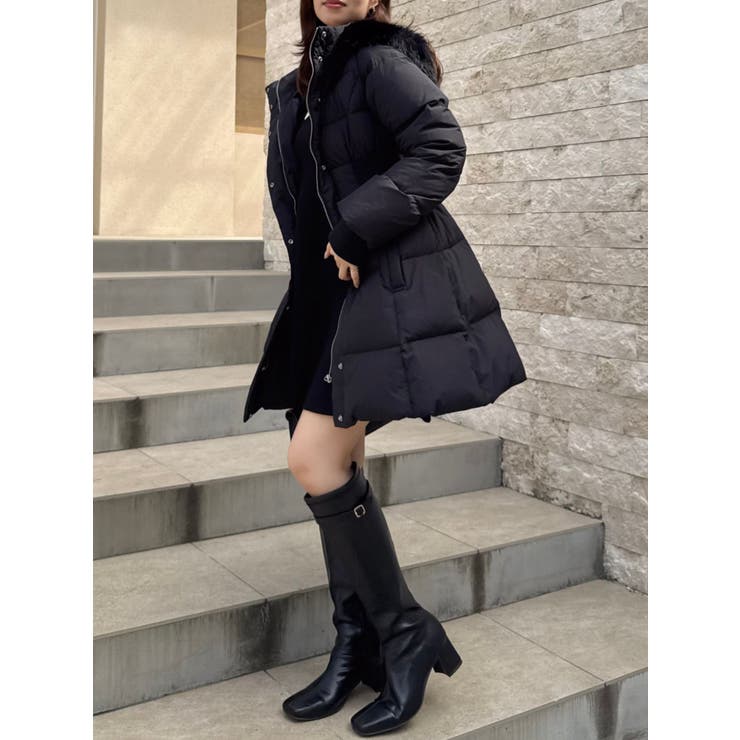 ウエストマークレディダウンコート | dazzlin | 詳細画像2 