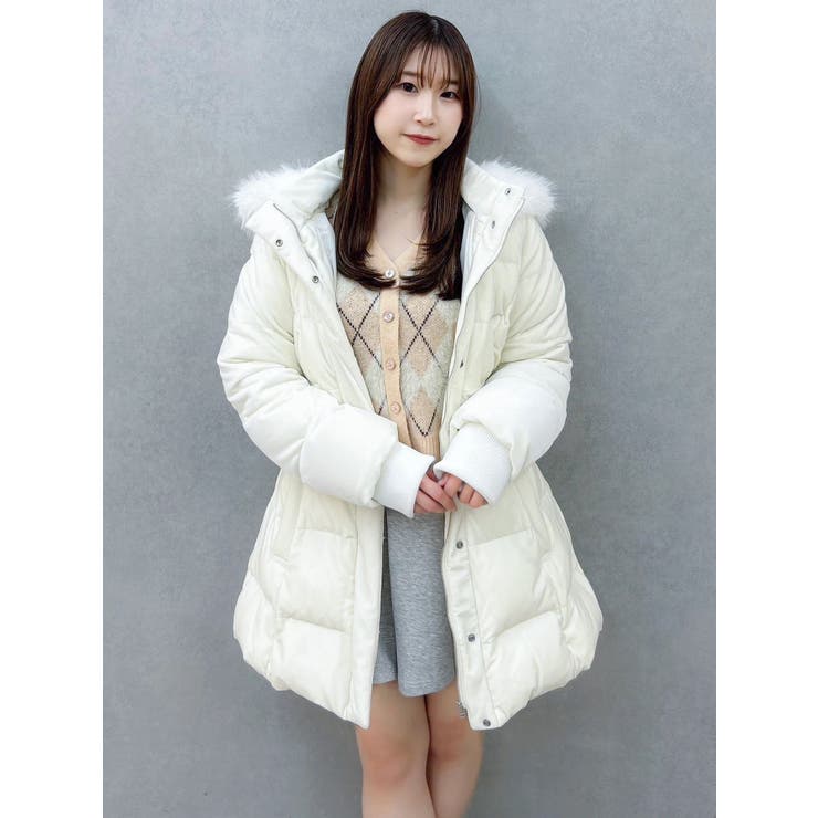 ウエストマークレディダウンコート | dazzlin | 詳細画像28 