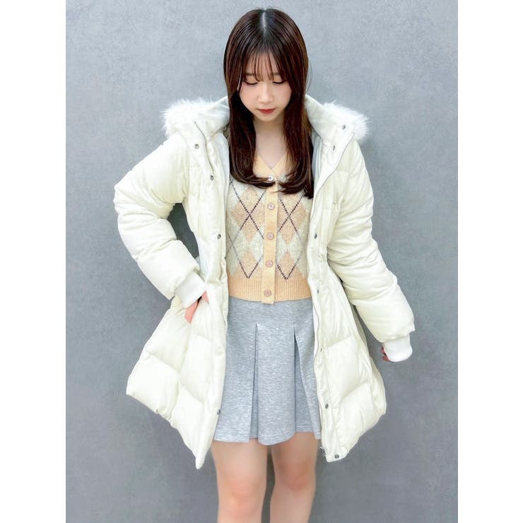 ウエストマークレディダウンコート | dazzlin | 詳細画像29 