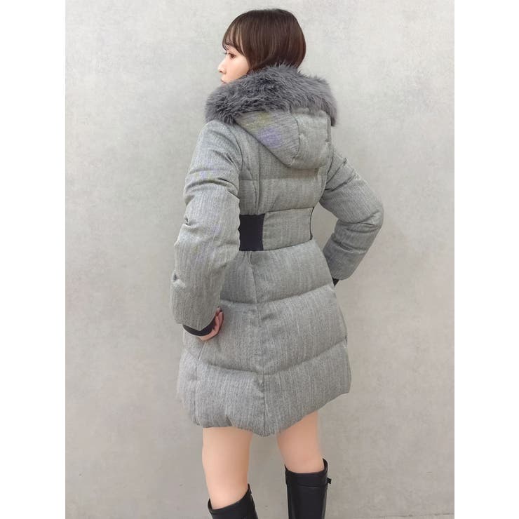 ウエストマークレディダウンコート | dazzlin | 詳細画像37 