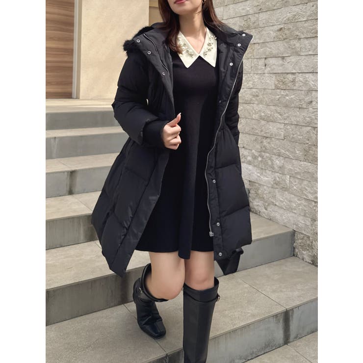 ウエストマークレディダウンコート | dazzlin | 詳細画像5 