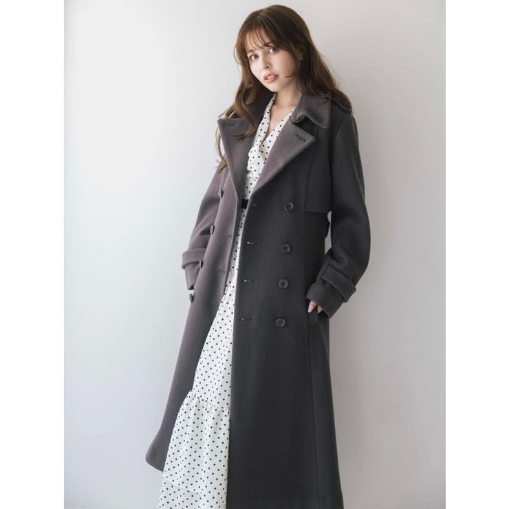 2WAYカラーウールライクトレンチコート | dazzlin | 詳細画像11 