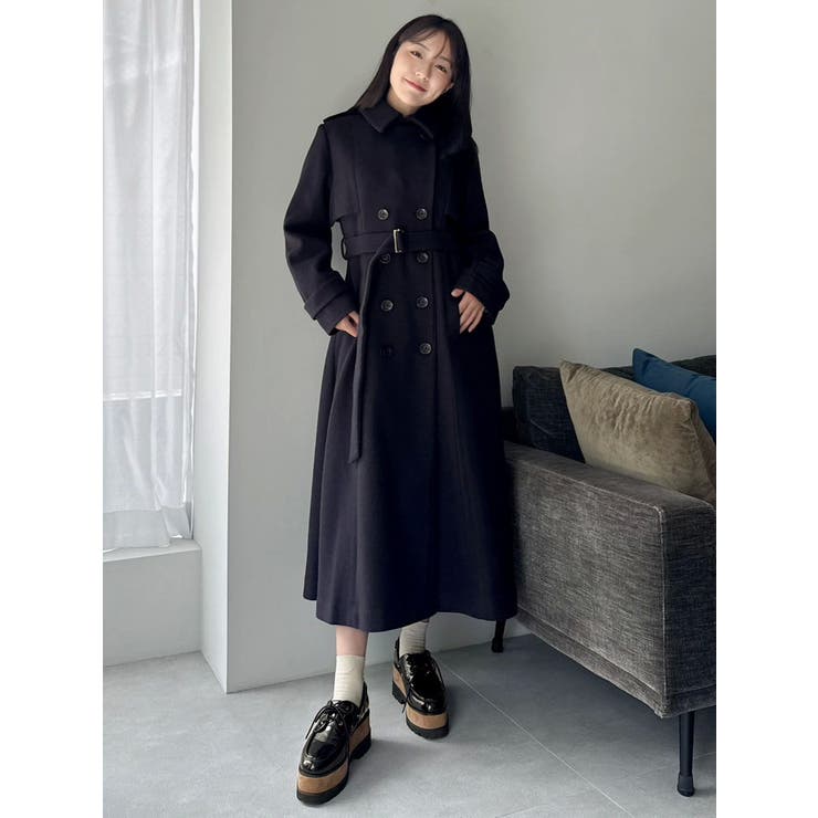 2WAYカラーウールライクトレンチコート | dazzlin | 詳細画像20 