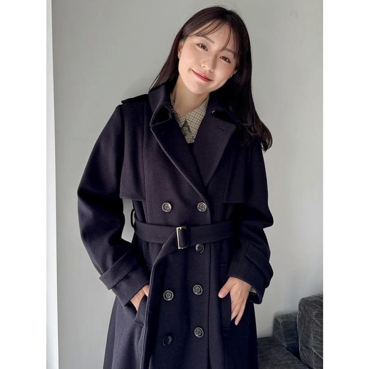 2WAYカラーウールライクトレンチコート | dazzlin | 詳細画像22 