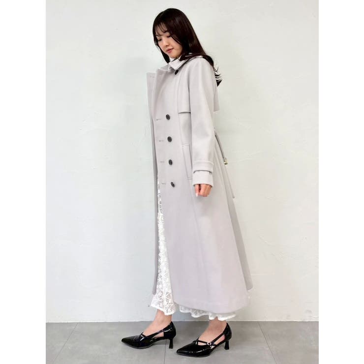 2WAYカラーウールライクトレンチコート | dazzlin | 詳細画像33 