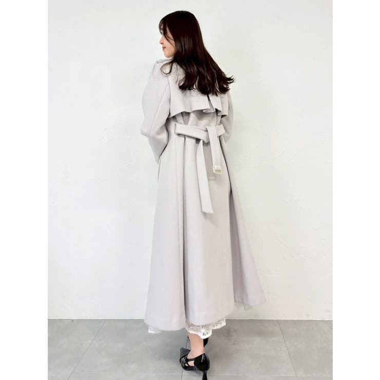 2WAYカラーウールライクトレンチコート | dazzlin | 詳細画像34 