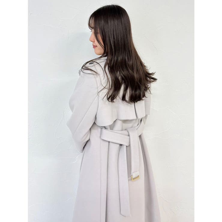 2WAYカラーウールライクトレンチコート | dazzlin | 詳細画像36 