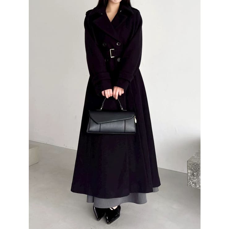 2WAYカラーウールライクトレンチコート | dazzlin | 詳細画像39 