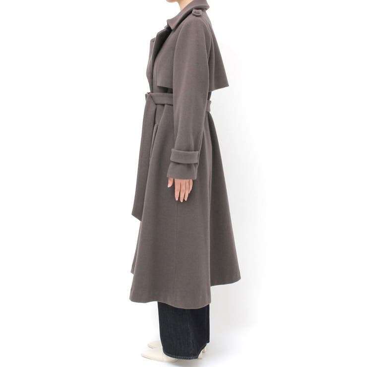 2WAYカラーウールライクトレンチコート | dazzlin | 詳細画像43 