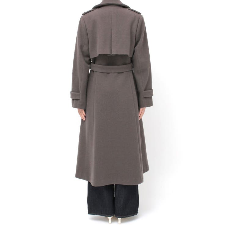 2WAYカラーウールライクトレンチコート | dazzlin | 詳細画像44 