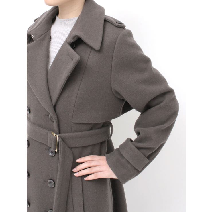 2WAYカラーウールライクトレンチコート | dazzlin | 詳細画像46 