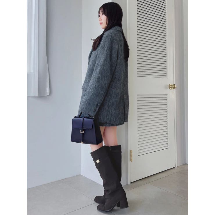 【WEB限定カラーあり】ヘアリーミドルジャケット | dazzlin | 詳細画像15 