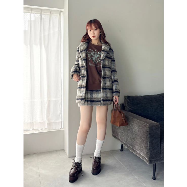 【WEB限定カラーあり】ヘアリーミドルジャケット | dazzlin | 詳細画像27 