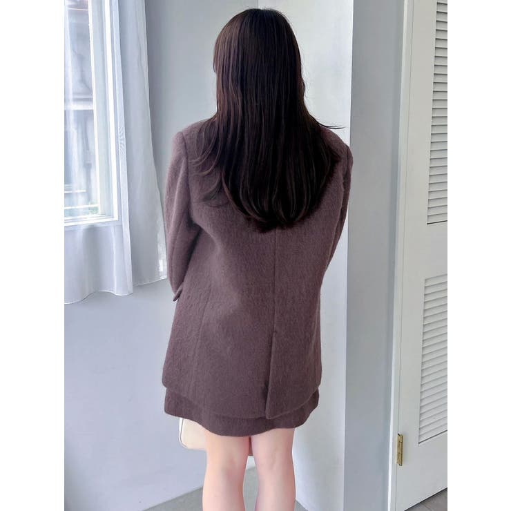 【WEB限定カラーあり】ヘアリーミドルジャケット | dazzlin | 詳細画像33 