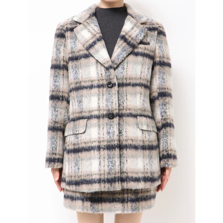 【WEB限定カラーあり】ヘアリーミドルジャケット | dazzlin | 詳細画像49 