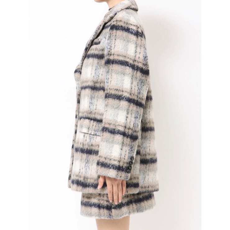 【WEB限定カラーあり】ヘアリーミドルジャケット | dazzlin | 詳細画像50 