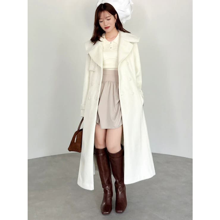 セーラービッグカラーコート | dazzlin | 詳細画像11 