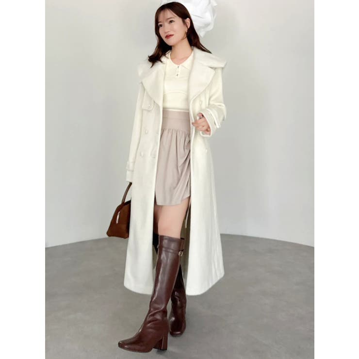 セーラービッグカラーコート | dazzlin | 詳細画像12 